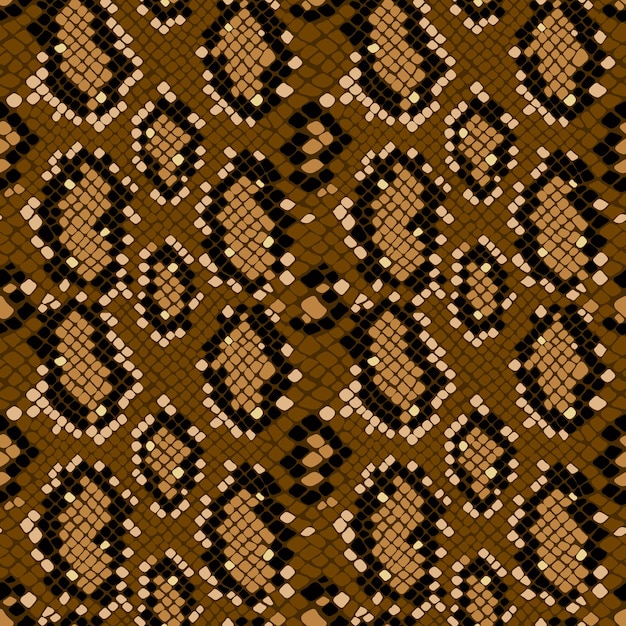 Snake skin seamless pattern texture repeating seamless in vector. Fashionable print, stylish background