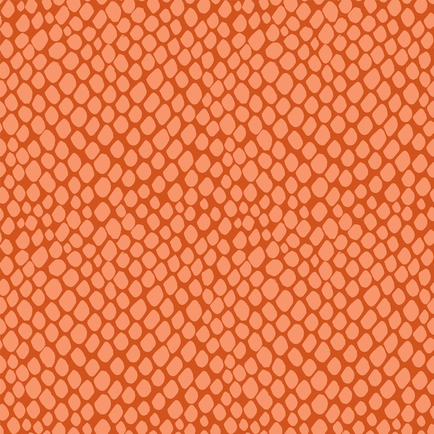 Snake skin seamless pattern with color of year 2024 Peach Texture of scales of crocodile alligator lizard reptile Fashion and luxury textile design For print banner cover wrapping paper