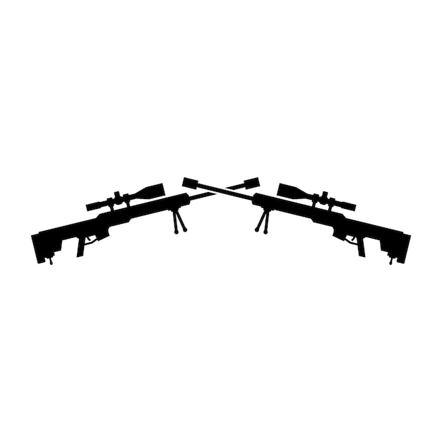 sniper icon vector