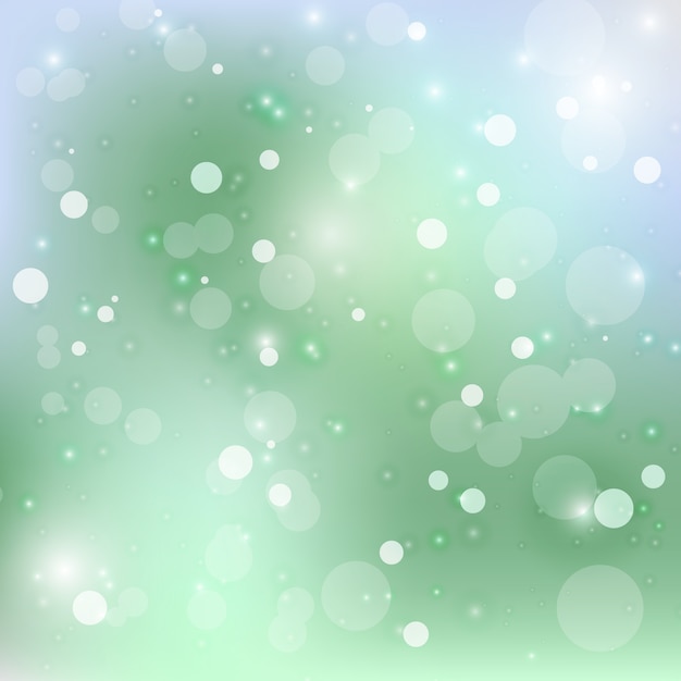 Snow and bokeh abstract background