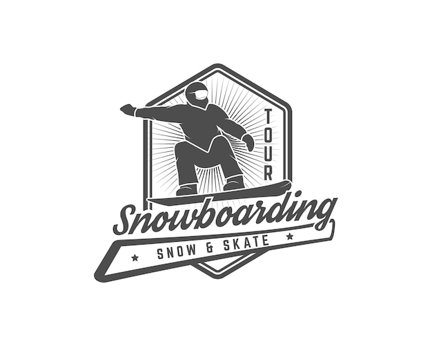 Snowboarding logo