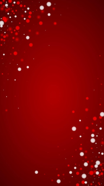 Snowfall overlay christmas background Subtle flying snow flakes