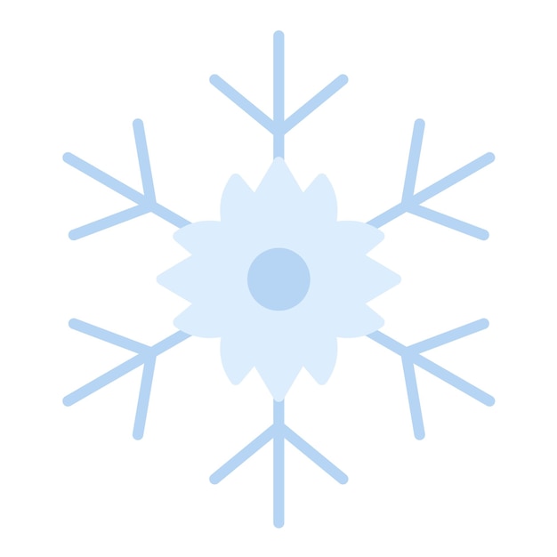 Snowflake Flat Illustration