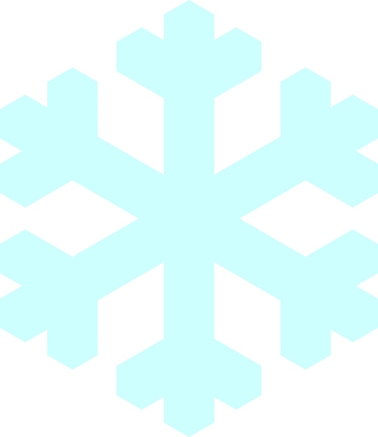 Vector snowflake icon