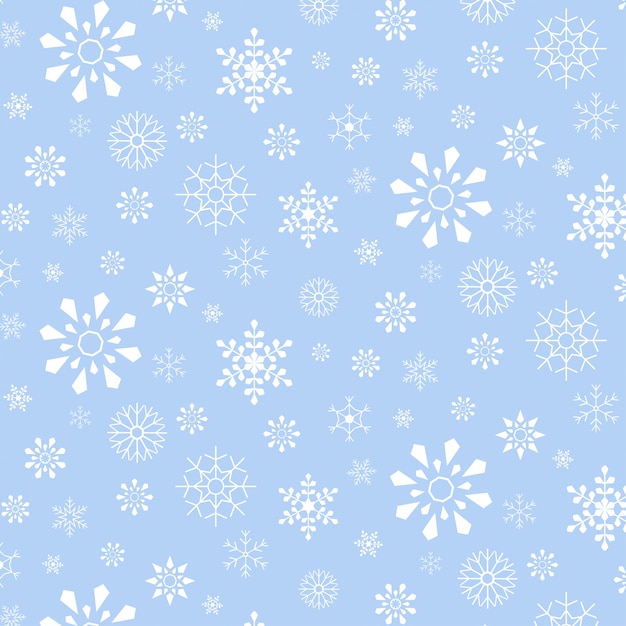 Vector snowflake pattern