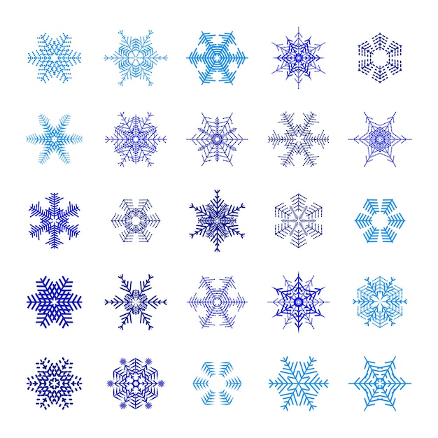 Snowflake simple illustration