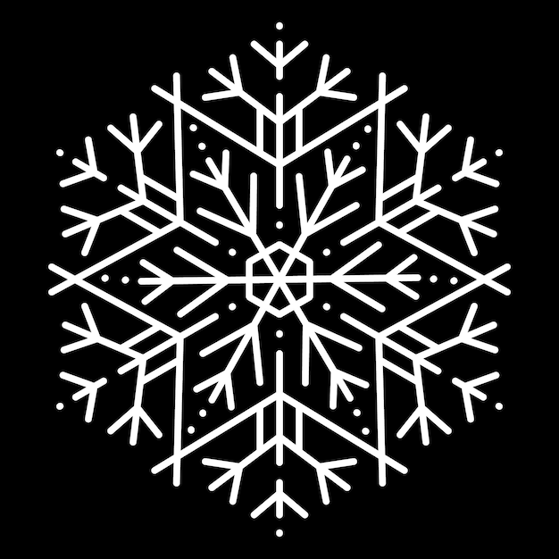 Snowflake vector illustration