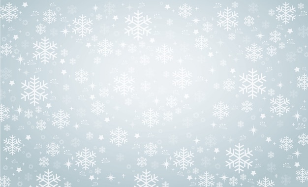 Snowflake winter background vector