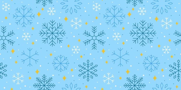 snowflakes background, winter, pattern