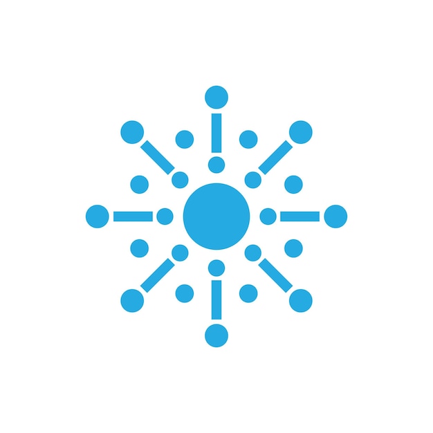 Snowflakes icon and symbol ilustration