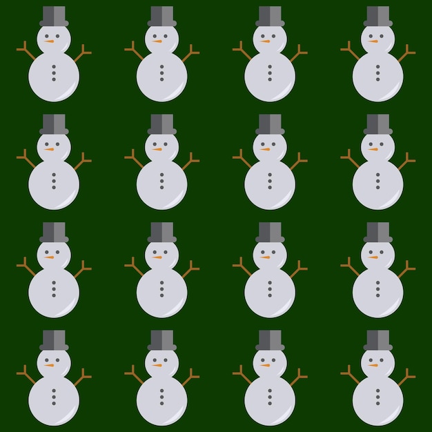 Snowman pattern