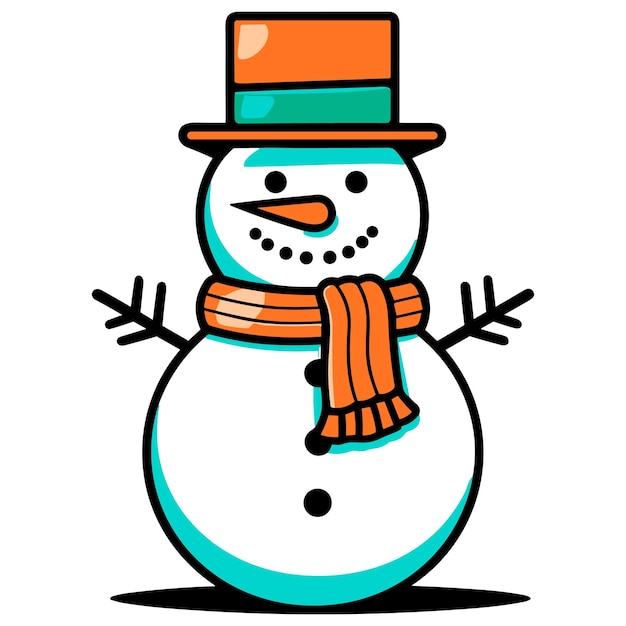 Snowman vector illustration