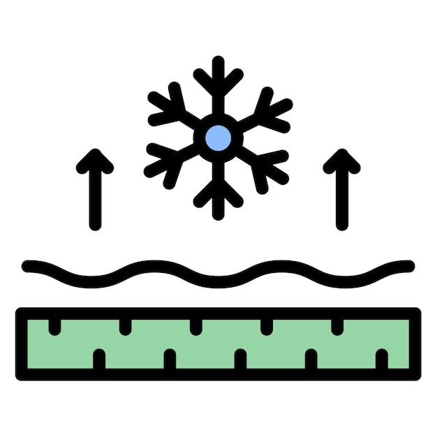 Vector snowproof fabric icon vector image can be used for fabric features