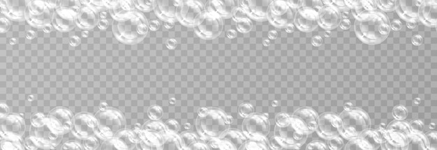 Soap bubbles on an isolated transparent background Soap bubbles png Soap detergent shampoo