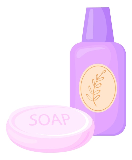 Soap and shampoo bottle Cartoon bathroom accessories