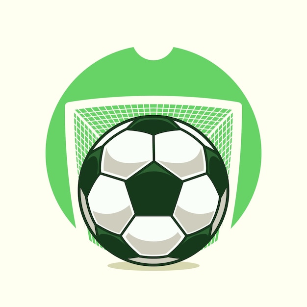 Soccer ball art illustration