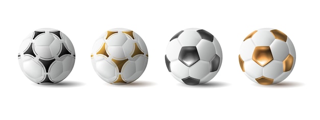 Vector soccer ball football ball