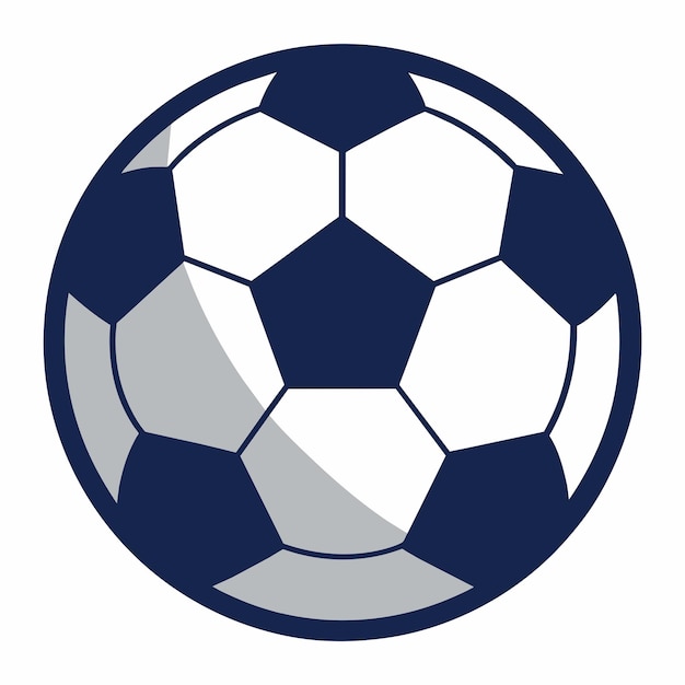 Soccer ball icon solid white background 16