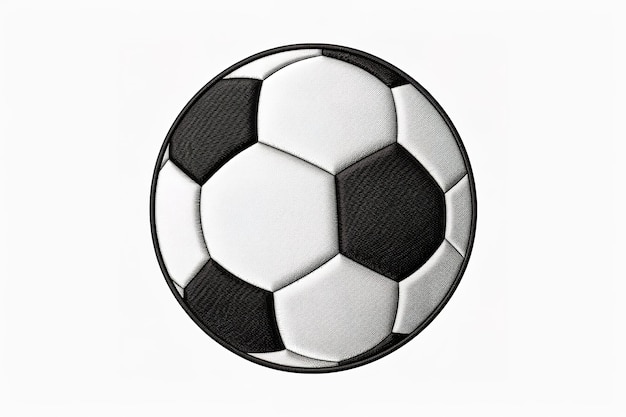 soccer ball isolated on white football with shadow sports icon