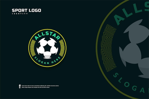 Soccer club logo Football tournament emblems template, Sport team badge vector design