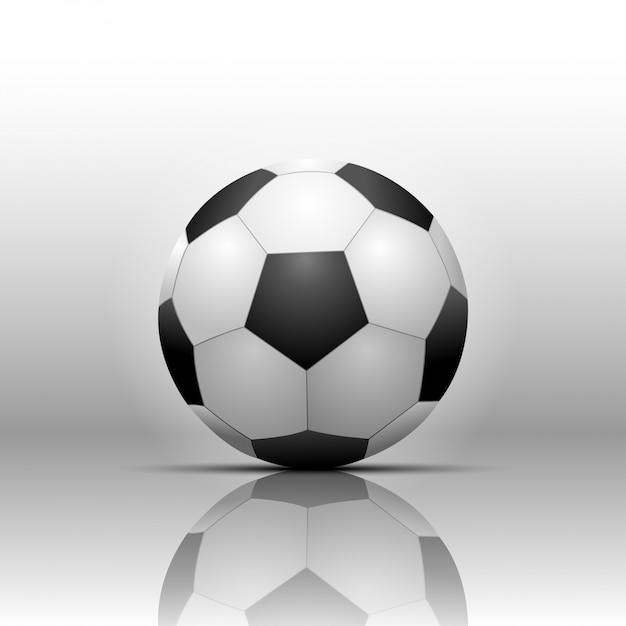 Soccer Football Isolate on White Background