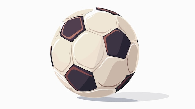 Soccer Game Ball Vector Isolated on White Background