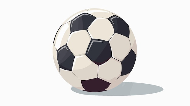 Soccer Game Ball Vector Isolated on White Background