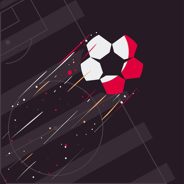 Soccer goal illustration