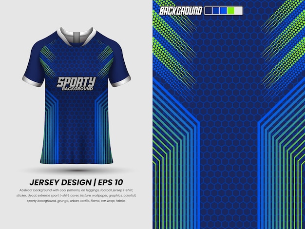 Soccer jersey design for sublimation, sport t shirt design, template jersey