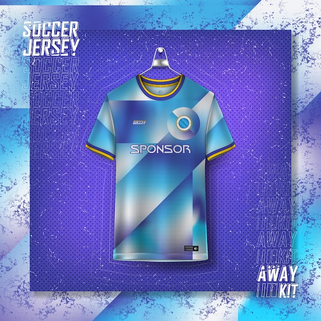 Soccer jersey design for sublimation sport t shirt design