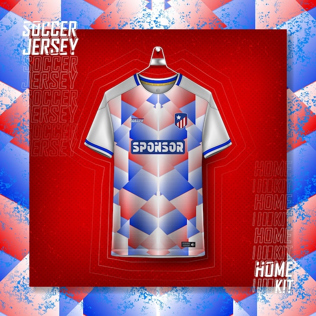 Soccer jersey design for sublimation, sport t shirt design