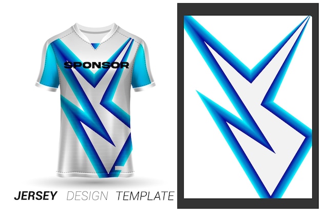 Soccer jersey design for sublimation, sport t shirt design