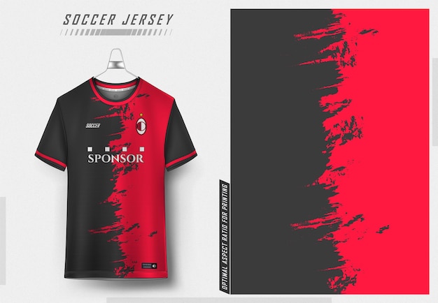 Soccer jersey design for sublimation