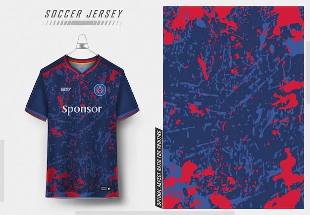 Soccer jersey design for sublimation