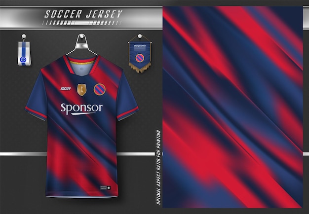 Soccer jersey design for sublimation