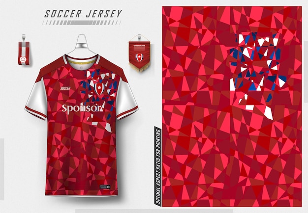 Soccer jersey design for sublimation