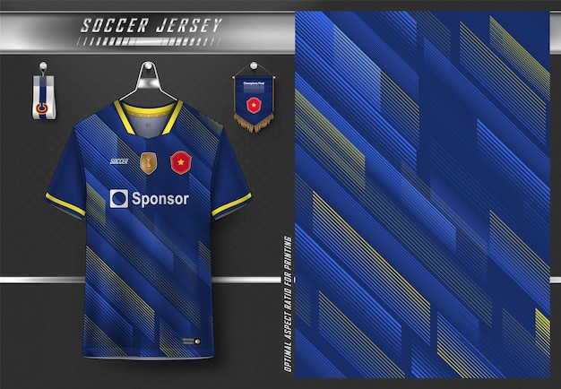 Soccer jersey design for sublimation