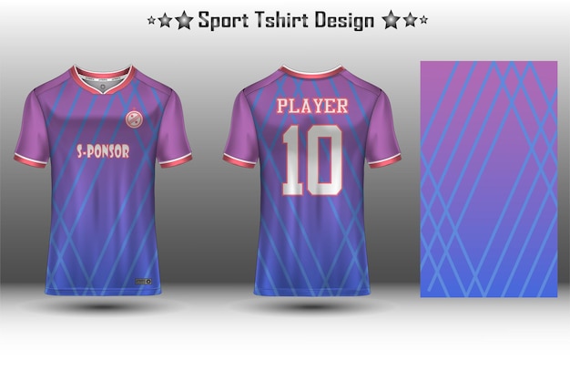 Soccer jersey mockup football jersey design sublimation sport t shirt design collection for racing cycling gaming motocross