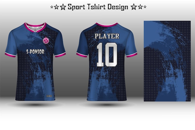 Soccer jersey mockup football jersey design sublimation sport t shirt design collection for racing cycling gaming motocross