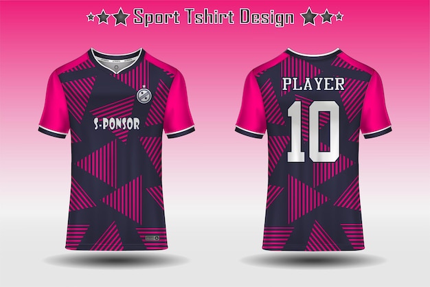 Soccer jersey mockup football jersey design sublimation sport t shirt design collection for racing cycling gaming motocross