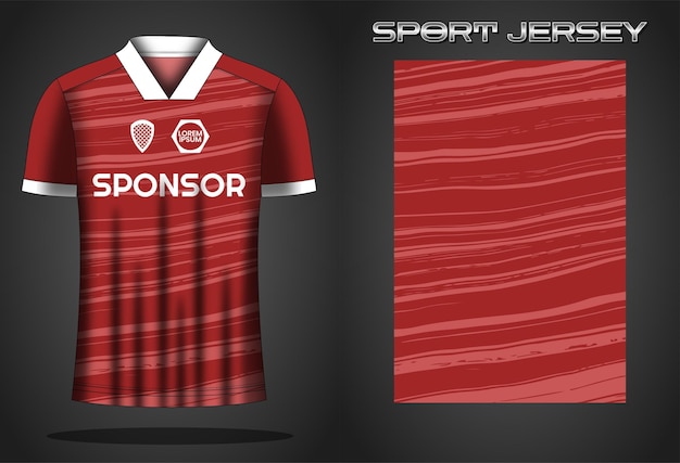 Soccer jersey sport shirt design template