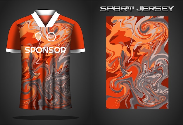 Soccer jersey sport shirt design template