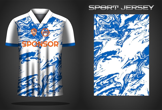 Soccer jersey sport shirt design template