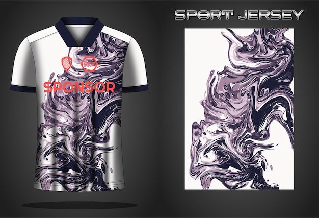 Soccer jersey sport shirt design template