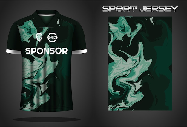 Soccer jersey sport shirt design template