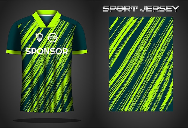 Soccer jersey sport shirt design template