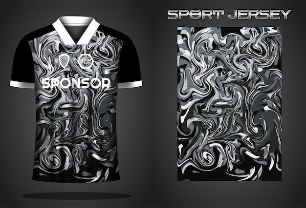 Soccer jersey sport shirt design template