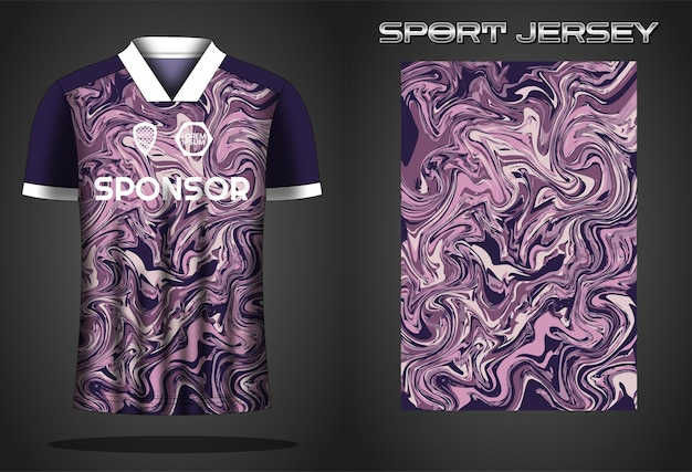 Soccer jersey sport shirt design template