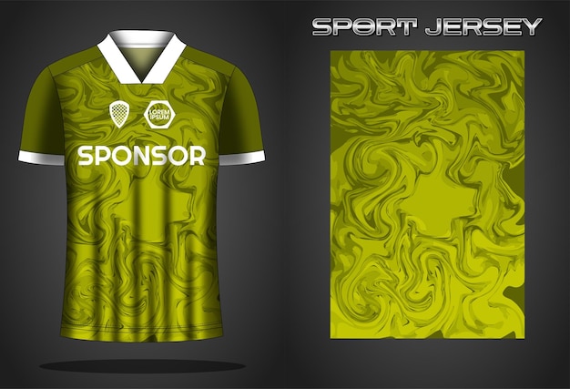 Soccer jersey sport shirt design template