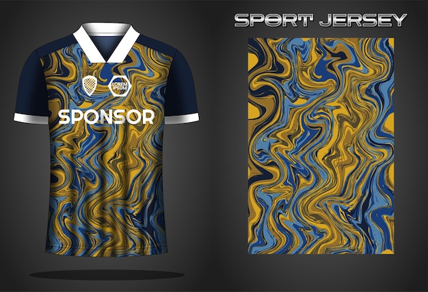 Soccer jersey sport shirt design template